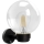 Brilagi - Buitenwandlamp met bewegingssensor HARBOR 1xE27/40W/230V IP33 zwart/wit