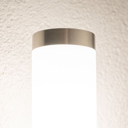 BRILAGI - Buitenwandlamp met sensor ELIA 1xE27/20W/230V IP44 mat chroom