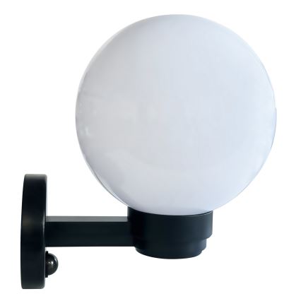 Brilagi - Buitenwandlamp HARBOR met bewegingssensor 1xE27/40W/230V IP33 zwart/wit