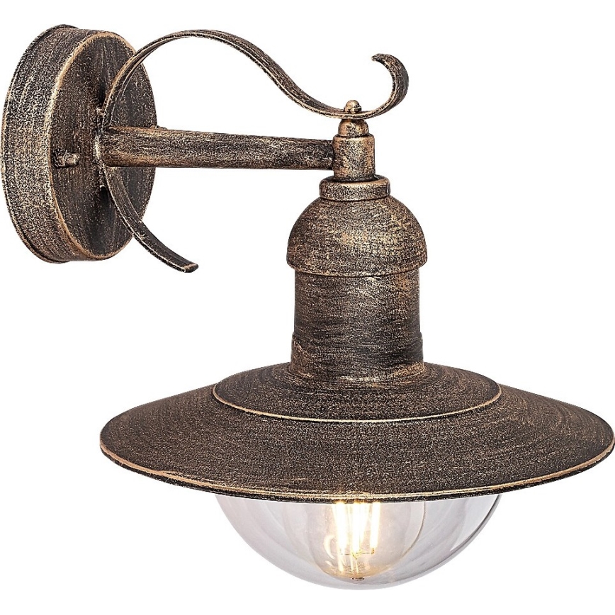 Brilagi - Buitenwandlamp MOLDE 1xE27/60W/230V IP44 brons/patina