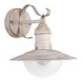 Brilagi - Buitenwandlamp MOLDE 1xE27/60W/230V IP44 wit/patina