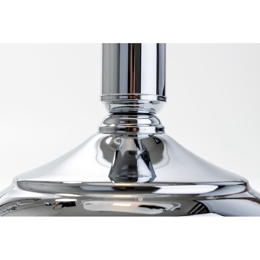 Brilagi - Bureaulamp BANK OFFICE 1xE27/60W/230V glanzend chroom/wit