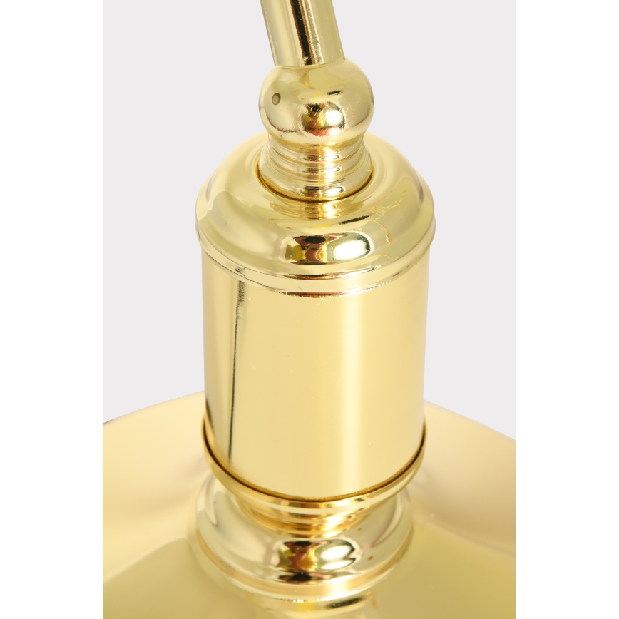 Brilagi - Bureaulamp BANK OFFICE 1xE27/60W/230V goud/wit