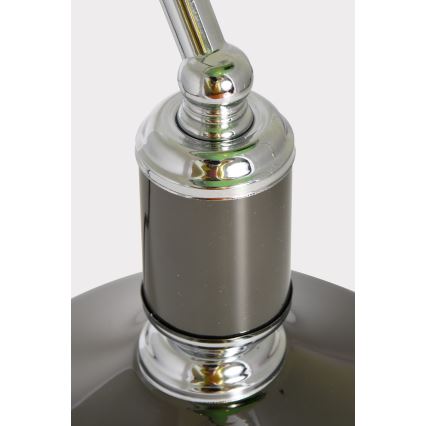 Brilagi - Bureaulamp BANK OFFICE 1xE27/60W/230V zwart/zilver/groen