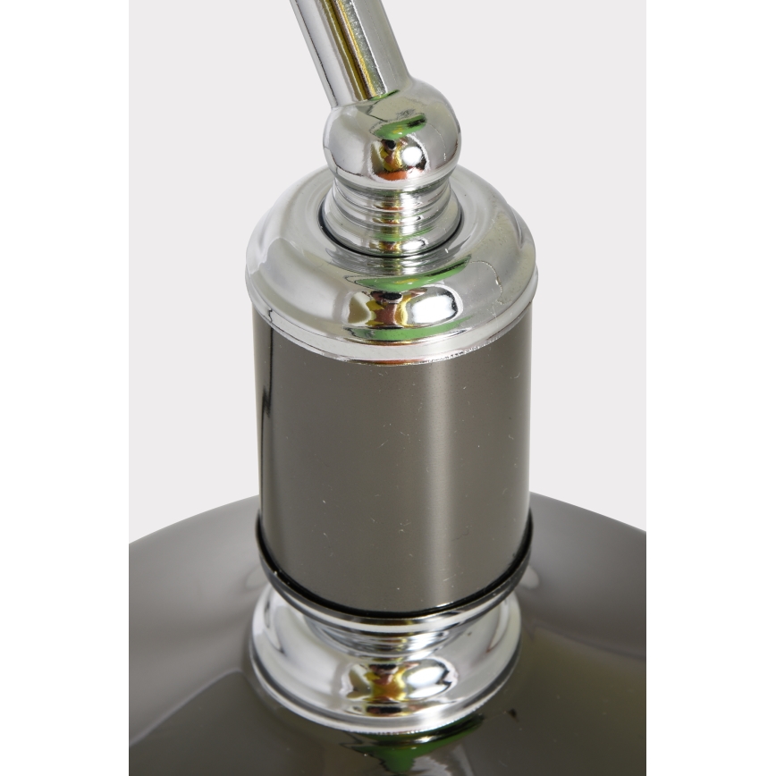 Brilagi - Bureaulamp BANK OFFICE 1xE27/60W/230V zwart/zilver/groen