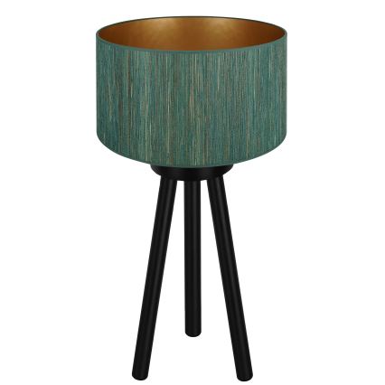 Brilagi - Bureaulamp BOSTON ROLLER 1xE27/15W/230V stro groen/goud