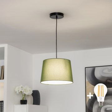 Brilagi - CERIA LED-hanglamp aan snoer 1xE27/40W/230V Ø 30 cm groen