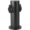 Brilagi - Colonne de prises extérieur PILLAR 2Z SCHUKO 230V IP44 noir