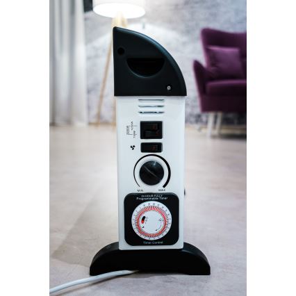 Brilagi - Convecteur à air chaud 750/1250/2000W minuteur/thermostat