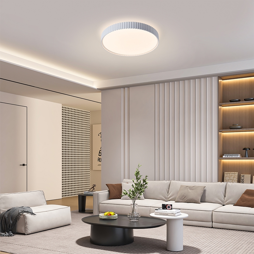 Brilagi - LED-dimbare plafondlamp CORVO LED/54W/230V 3000-6000K wit Ø 40 cm + afstandsbediening