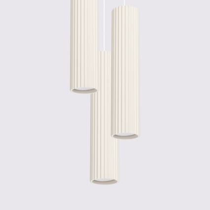 Brilagi - CRESTO hanglamp met kabel 3xGU10/10W/230V crème