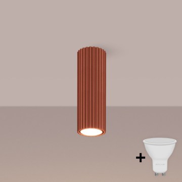 Brilagi - CRESTO spotlamp 1x GU10/10W/230V 20 cm rood