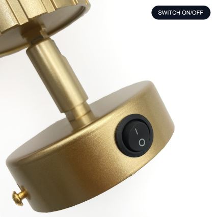 Brilagi - CRISPINA wandspot 1xGU10/10W/230V, goudkleurig