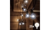Brilagi - Decoratieve LED Lichtsnoer voor buiten SLINGER 25xE12 20m IP44 koud wit