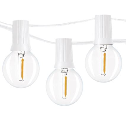 Brilagi - Decoratieve LED Lichtsnoer voor buiten SLINGER 25xE12 20m wit IP44 warm wit