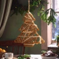 BRILAGI - Décoration de Noël à LED (2xAA) 34x31 cm, sapin