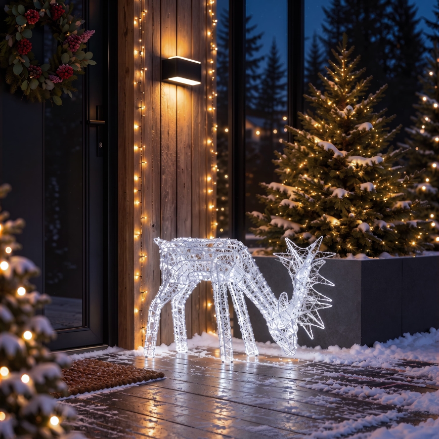 BRILAGI - Décoration de Noël d'extérieur LED/1,5W/230V IP44 73x47 cm renne