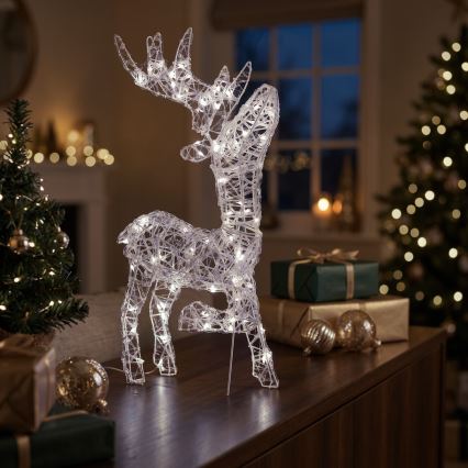 BRILAGI - Décoration de Noël extérieure LED/3,3W/230V IP44 60x37 cm renne