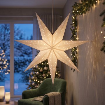 BRILAGI - Décoration de Noël LED/2xAA 100 cm étoile
