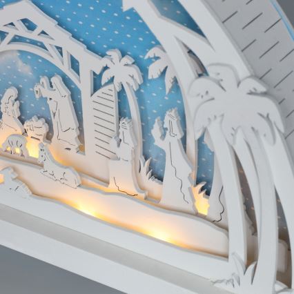 Brilagi - Décoration de Noël LED/2xAA crèche