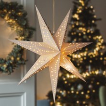 Brilagi - Décoration de Noël LED/2xAA étoile blanc chaud
