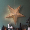 BRILAGI - décoration de Noël LED, alimentation 2×AA, étoile lumineuse 59 × 55 cm