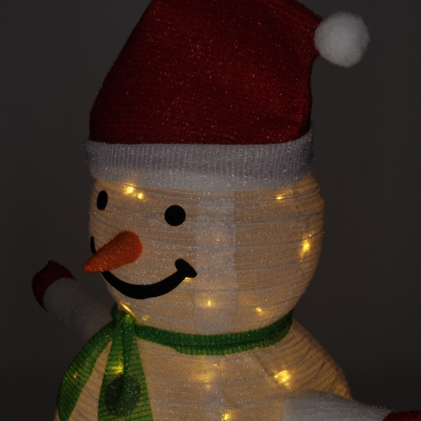 Brilagi - Décoration de Noël LED d'extérieur 40xLED/3xAA IP44 bonhomme de neige