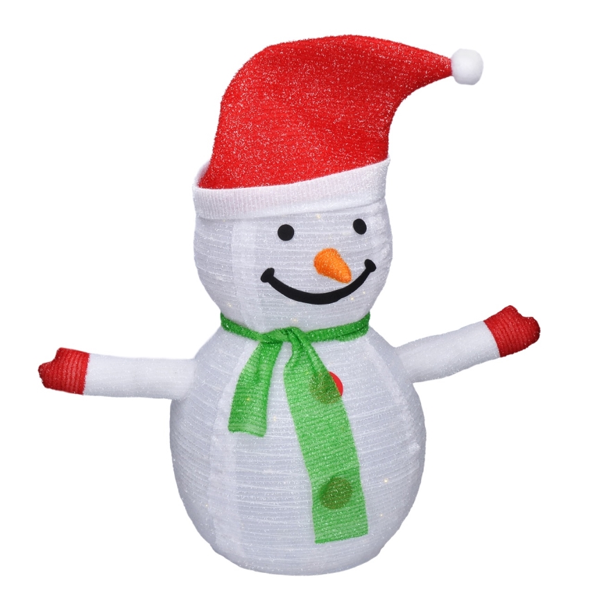 Brilagi - Décoration de Noël LED d'extérieur 40xLED/3xAA IP44 bonhomme de neige