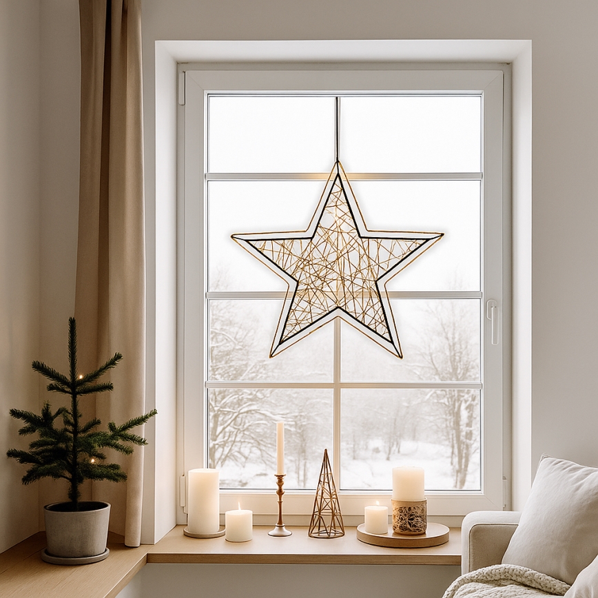 Brilagi - Décoration de Noël LED d'extérieur LED/2,6W/230V IP44 47x45 cm étoile