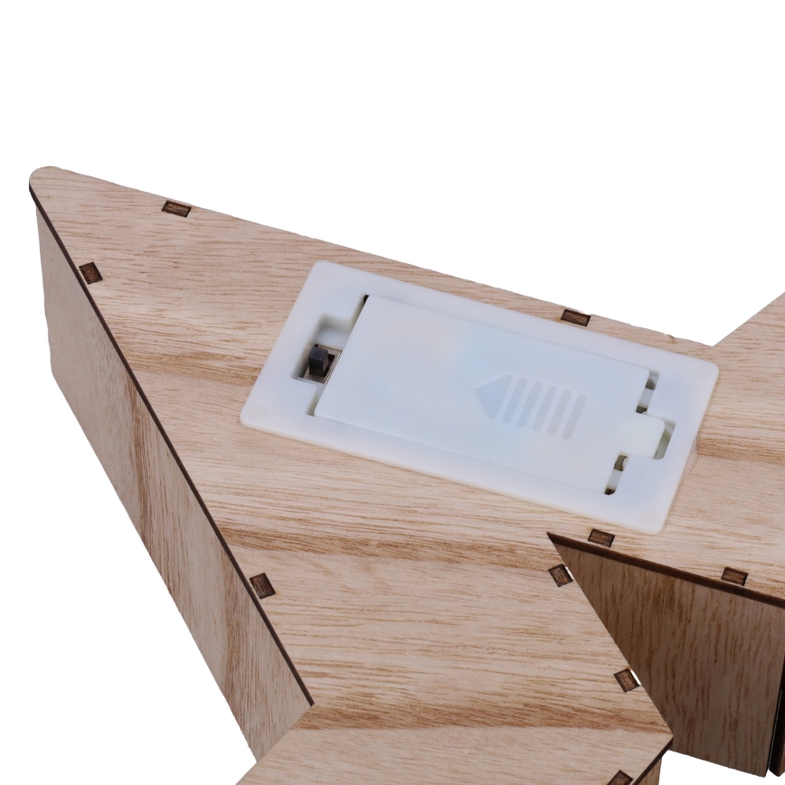 Brilagi - Décoration de Noël LED LED/2xAA 38x40 cm étoile