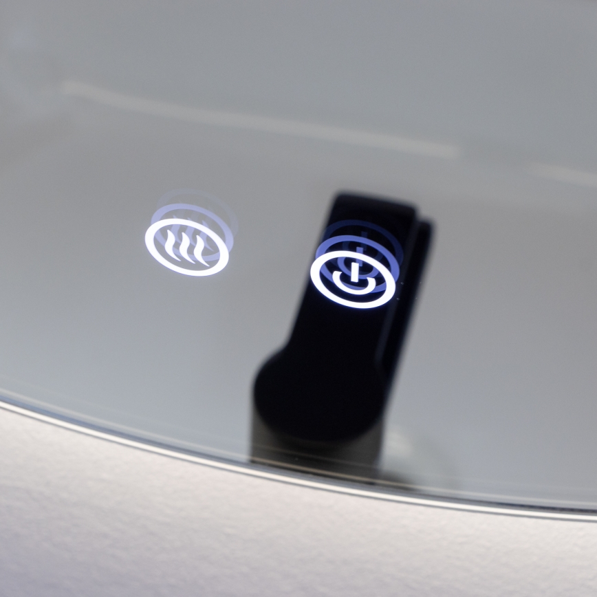 Brilagi - LED verwarmde badkamerspiegel DEMI PRO LED/20W/230V Ø 60 cm IP44 CRI 90 dimbaar + CCT