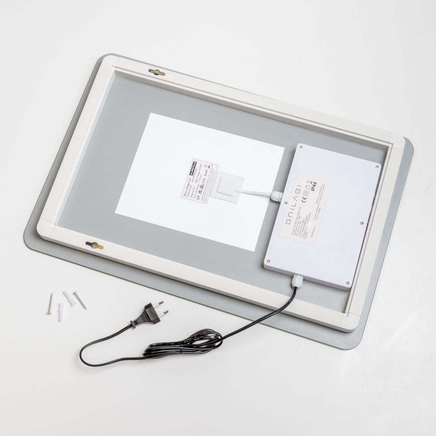 Brilagi - LED verwarmde badkamerspiegel DIANA LED/13W/230V 60x40 cm IP44 CRI 90 dimbaar + CCT