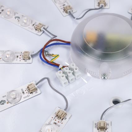 Brilagi - Dimbare LED-plafondlamp ALSON LED/72W/230V 3000-6500K eiken Ø 78 cm + afstandsbediening