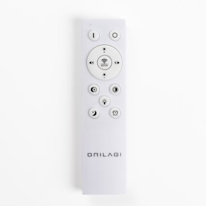 Brilagi - Dimbare LED-plafondlamp FALCON II LED/108 W/230 V 3000–6500 K Ø 80 cm wit + afstandsbediening