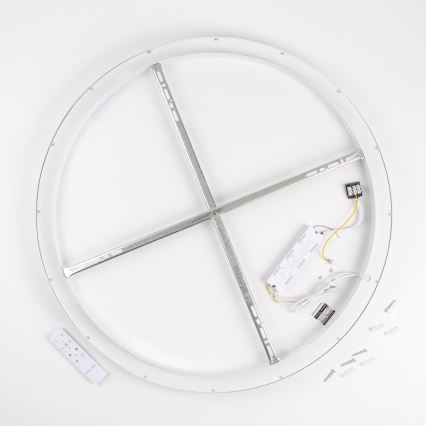 Brilagi - Dimbare LED-plafondlamp FALCON II LED/108 W/230 V 3000–6500 K Ø 80 cm wit + afstandsbediening