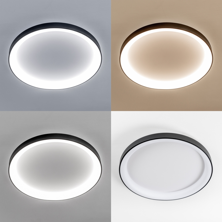 Brilagi - LED Dimbare plafondlamp FALCON II LED/108W/230V 3000-6500K Ø 80 cm zwart + met afstandsbediening