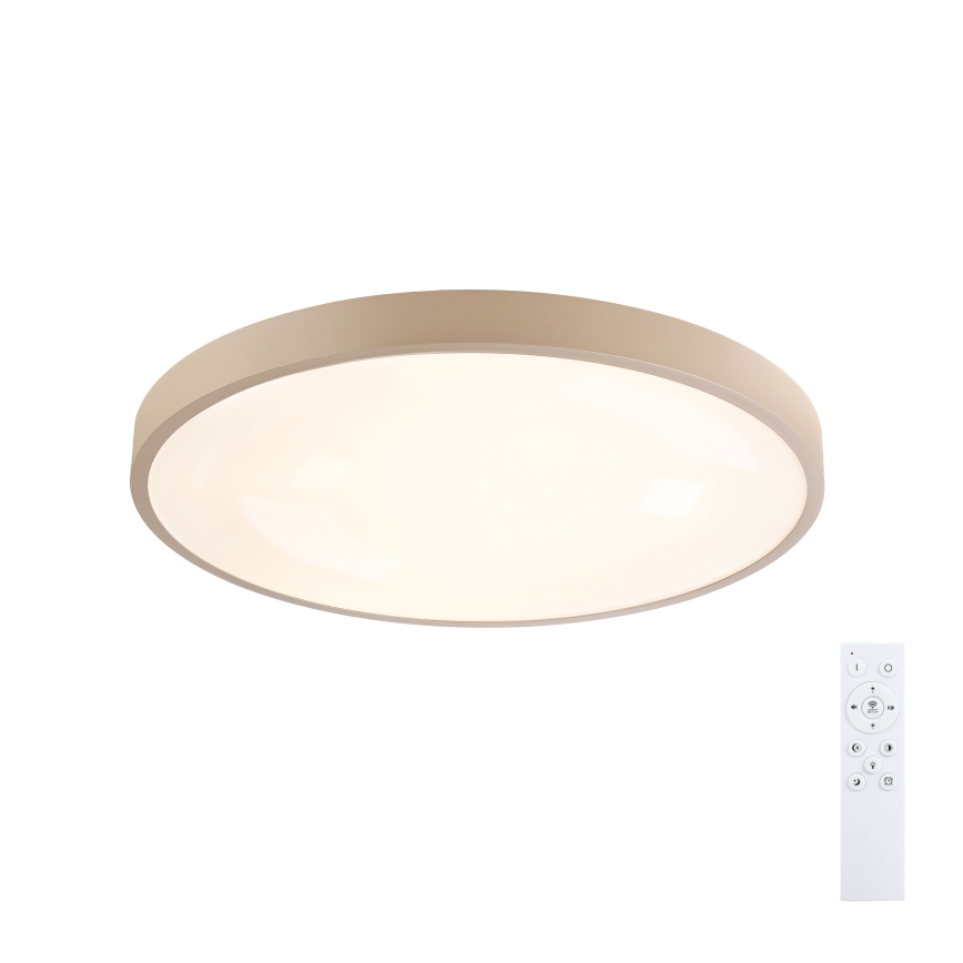 Brilagi - Dimbare LED-plafondlamp GLASS POOL DOUBLE LED/60W/230V 3000-6000K 50 cm beige + afstandsbediening