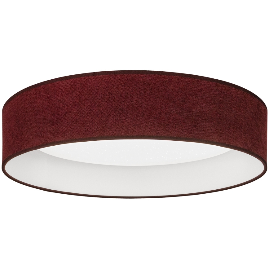 Brilagi - LED dimbare plafondlamp VELVET SMARTIX STARS LED/24W/230V 3000-6000K Ø 45 cm wijnrood Wi-Fi Tuya Beacon + afstandsbediening