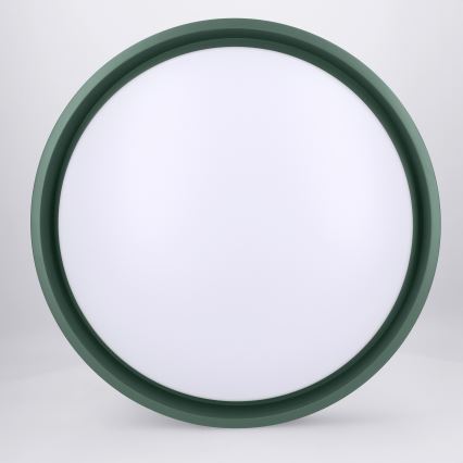 Brilagi - Dimbare LED-plafondlamp MATTEO LED/48W/230V 3000-6500K Ø 41 cm groen + afstandsbediening