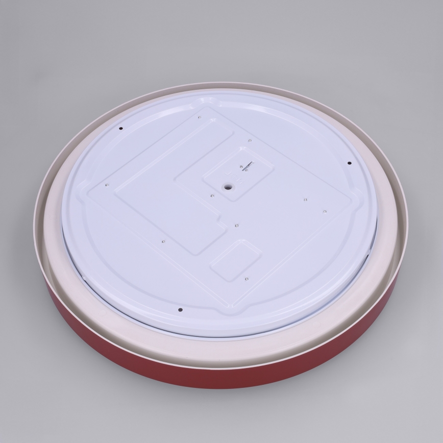 Brilagi - Dimbare LED-plafondlamp MATTEO LED/48W/230V 3000-6500K Ø 41 cm rood + afstandsbediening