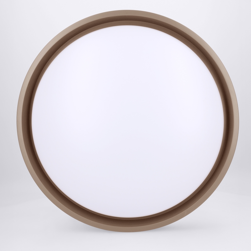 Brilagi - Dimbare LED-plafondlamp MATTEO LED/48W/230V 3000-6500K Ø 41 cm taupe + afstandsbediening