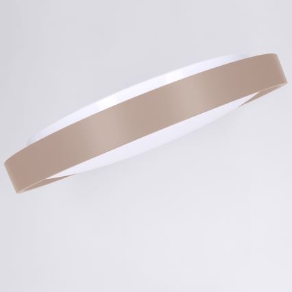 Brilagi - Dimbare LED-plafondlamp MATTEO LED/48W/230V 3000-6500K Ø 41 cm taupe + afstandsbediening