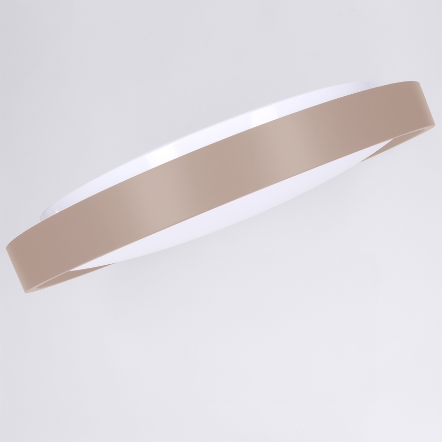 Brilagi - Dimbare LED-plafondlamp MATTEO LED/48W/230V 3000-6500K Ø 41 cm taupe + afstandsbediening