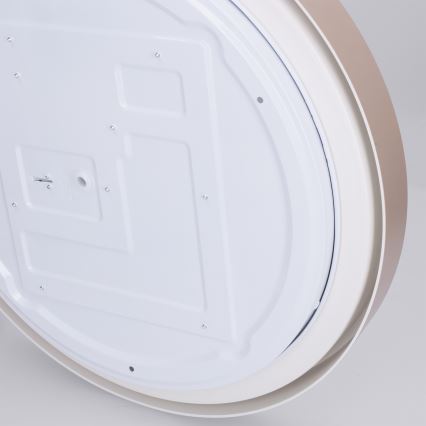 Brilagi - Dimbare LED-plafondlamp MATTEO LED/48W/230V 3000-6500K Ø 41 cm taupe + afstandsbediening