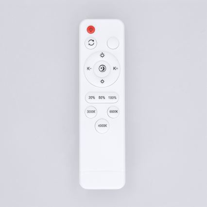 Brilagi - Dimbare LED-plafondlamp MATTEO LED/48W/230V 3000-6500K Ø 41 cm taupe + afstandsbediening