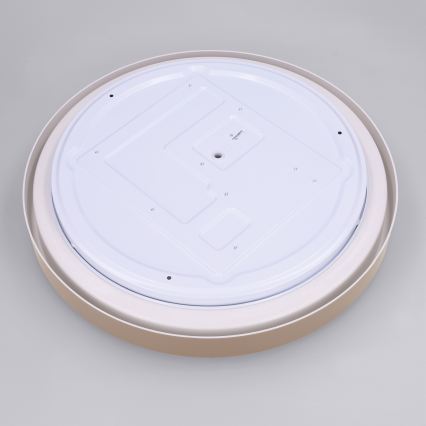 Brilagi - Dimbare LED-plafondlamp MATTEO LED/48W/230V 3000-6500K Ø 41 cm taupe + afstandsbediening
