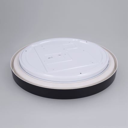 Brilagi - Dimbare LED-plafondlamp MATTEO LED/48W/230V 3000-6500K Ø 41 cm zwart + afstandsbediening