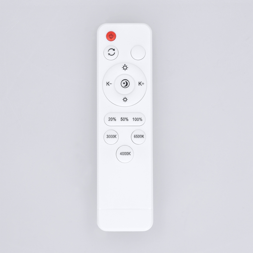 Brilagi - Dimbare LED-plafondlamp MATTEO LED/48W/230V 3000-6500K Ø 41 cm zwart + afstandsbediening