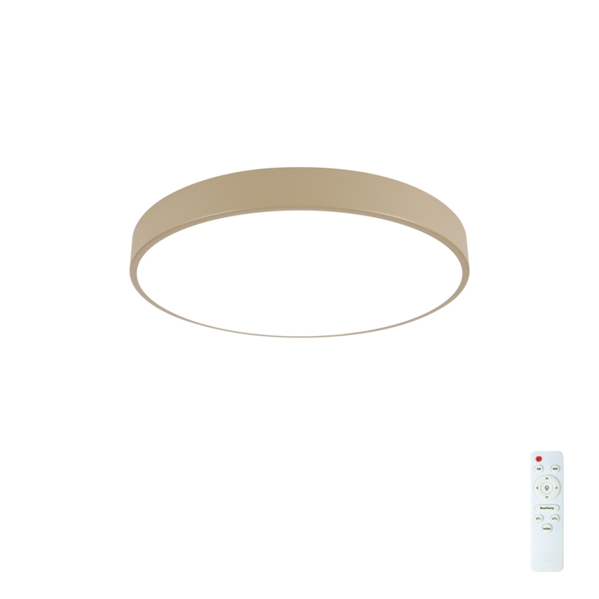 Brilagi - dimbare LED-plafondlamp POOL LED/60W/230V 3000-6000K Ø 60 cm beige + afstandsbediening