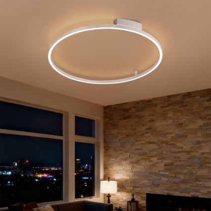 Brilagi - Dimbare LED-plafondlamp PORTOFINO LED/60W/230V 3000-6000K Ø 80 cm wit + afstandsbediening